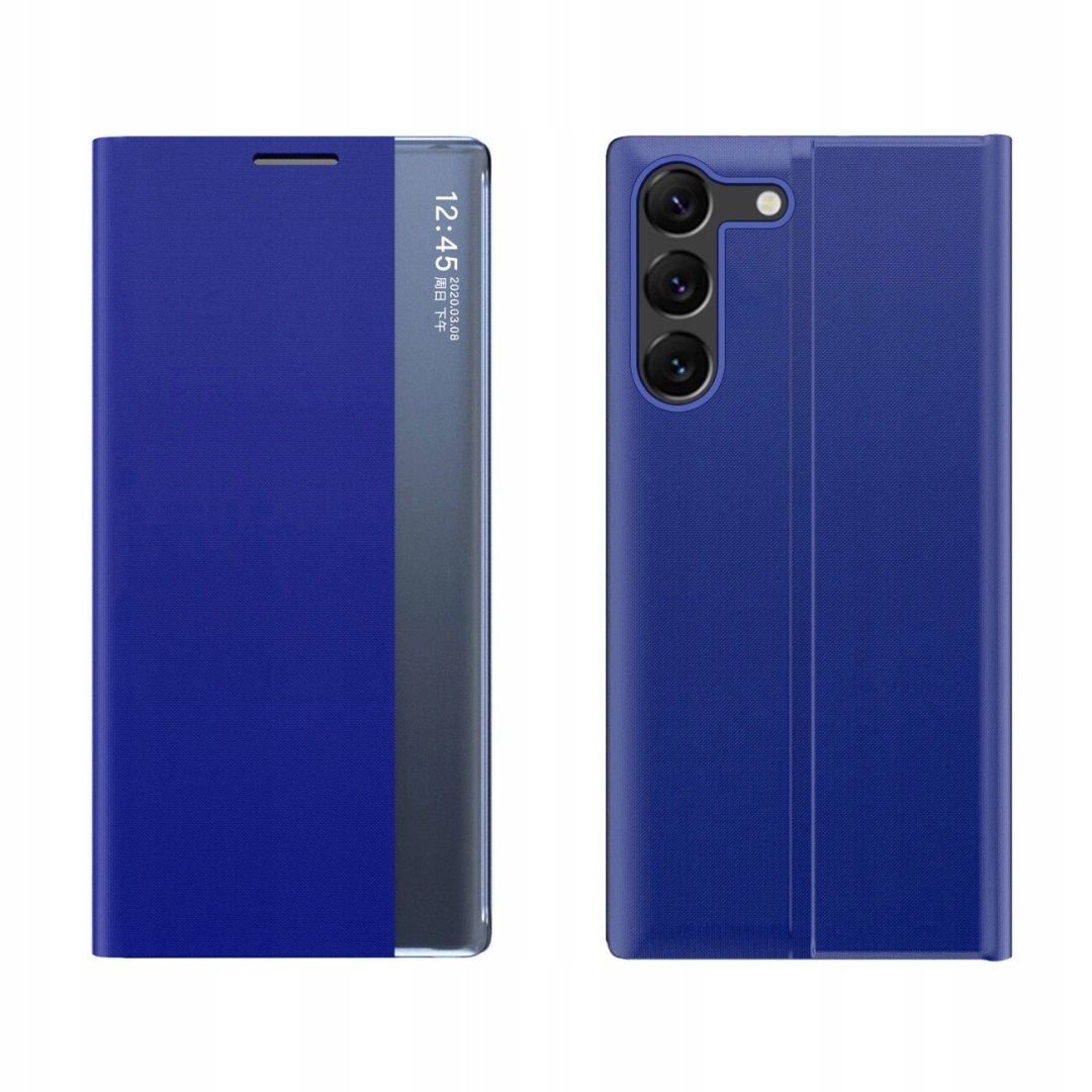 Etui New Sleep View Case do do Samsung Galaxy A05s z klapką niebieskie
