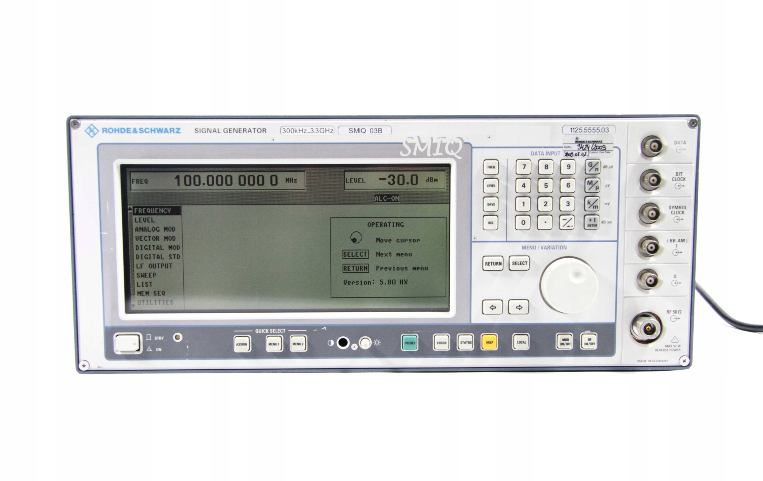 Oscyloskop Rohde&Schwarz SMIQ3