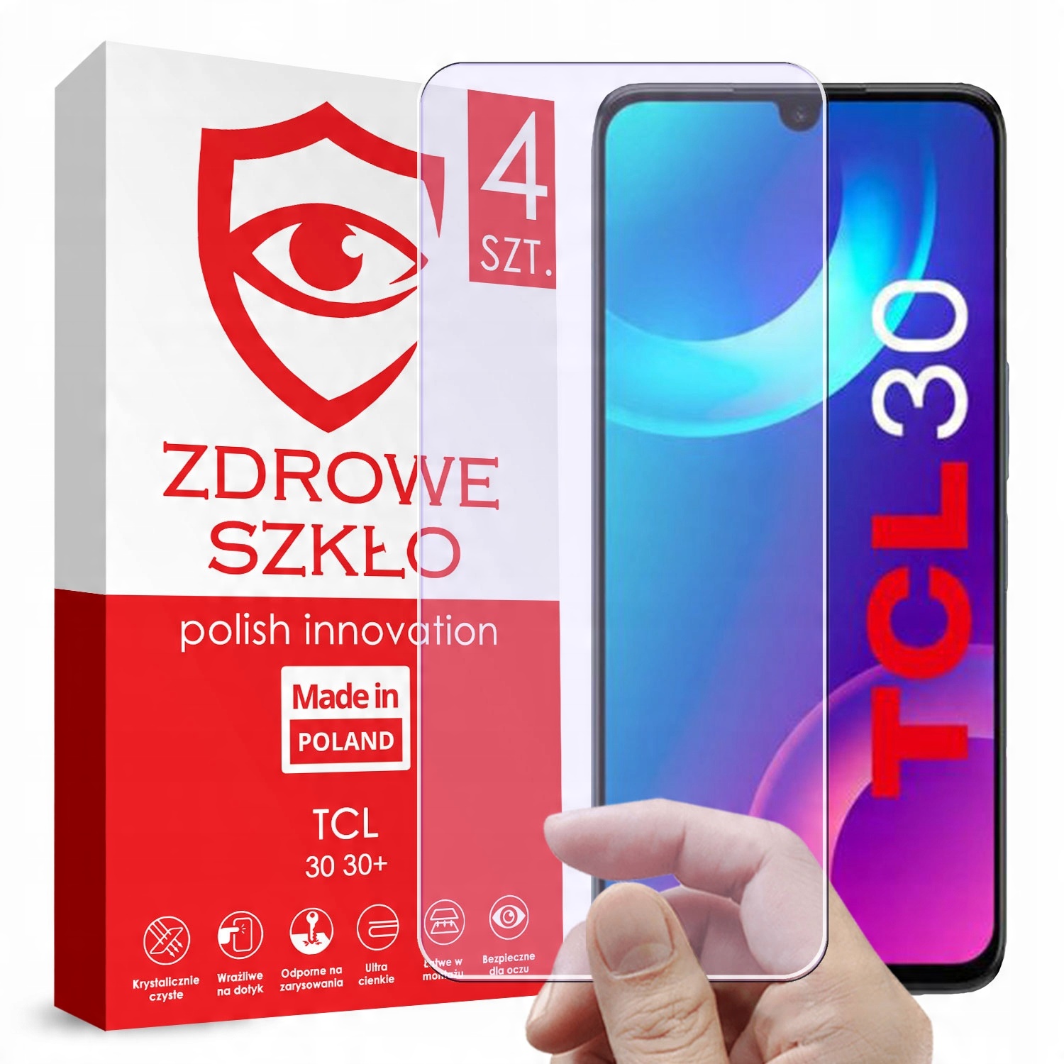 

4x Szkło Hybrydowe Do Tcl 30 30+