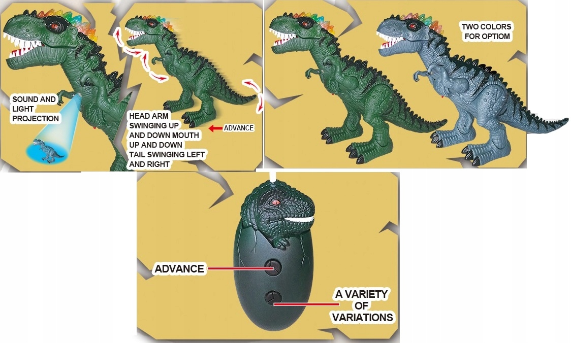 GREAT T-REX DINOSAUR REMOTE CONTROLLED 2983 Certificates, opinions, CE approvals