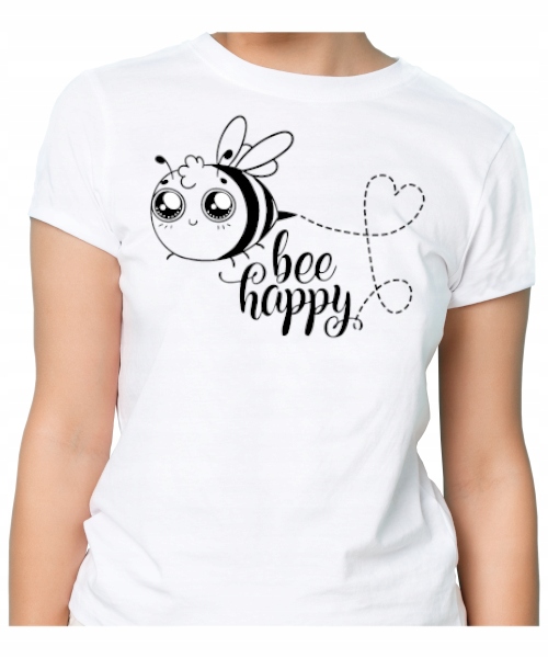 

Koszulka Pszczelarki Bee Happy pszczoła XL