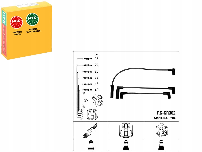 NGK8284 Sada Zapalovacích Kabelů Jeep Cherokee Asistent řidiče #33