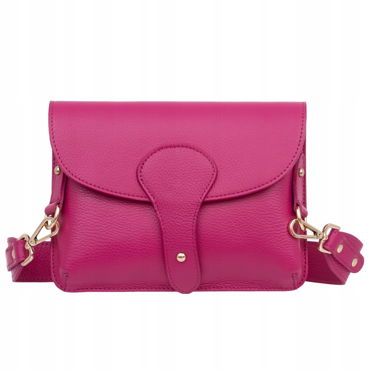 Dámská kožená kabelka Kaletnik Limba Fuchsia