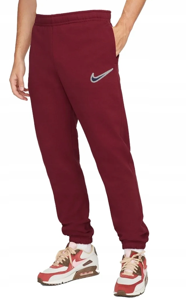 Pánské kalhoty Nike Sportswear Swoosh Fleece DV0655-677 S