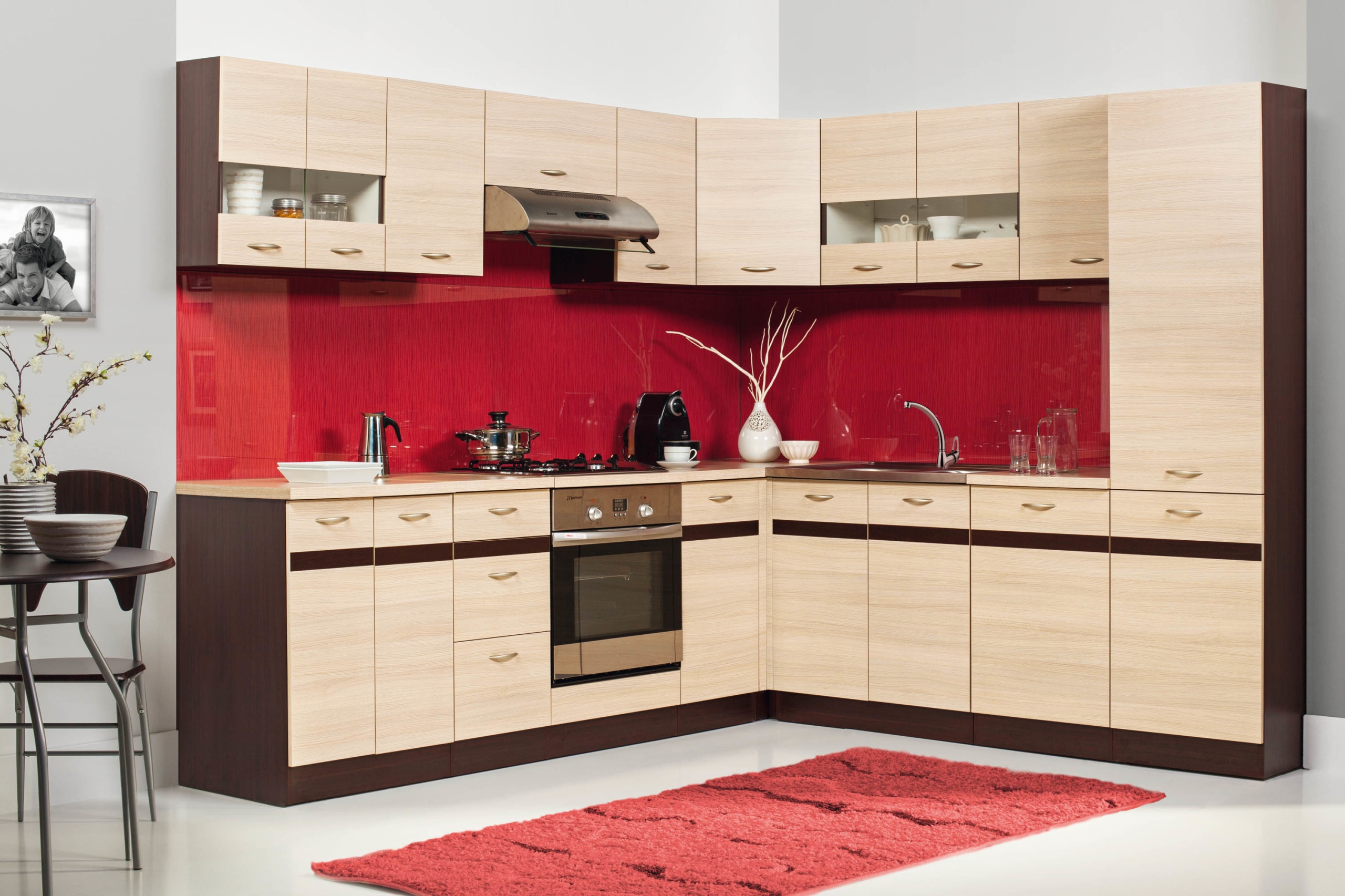 Szafka dolna słupek ELIZA EZ19/D50C dąb wenge Szerokość mebla 50 cm