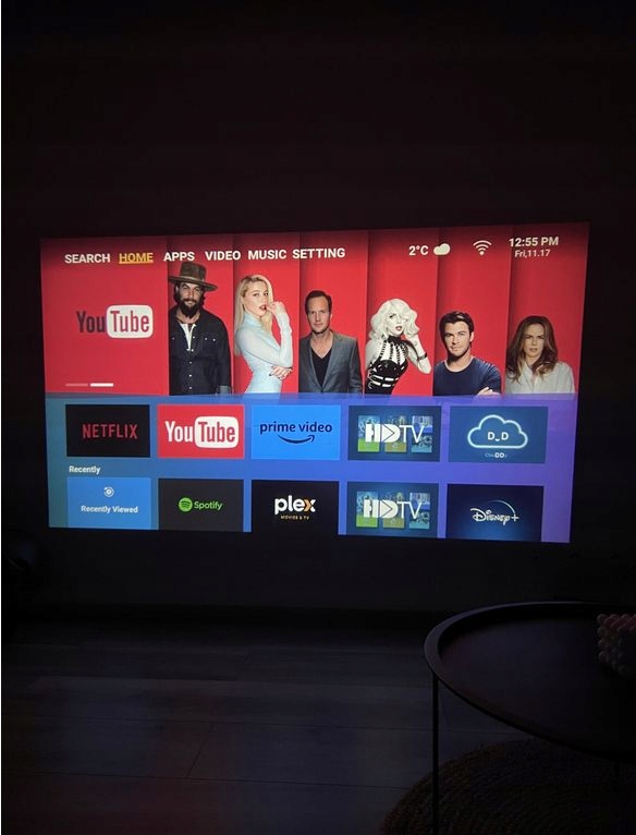 PROJEKTOR MagCubic Rzutnik Android TV WIFI UHD 4K PRZENOŚNY SMART głośnik EAN (GTIN) 5703253540242