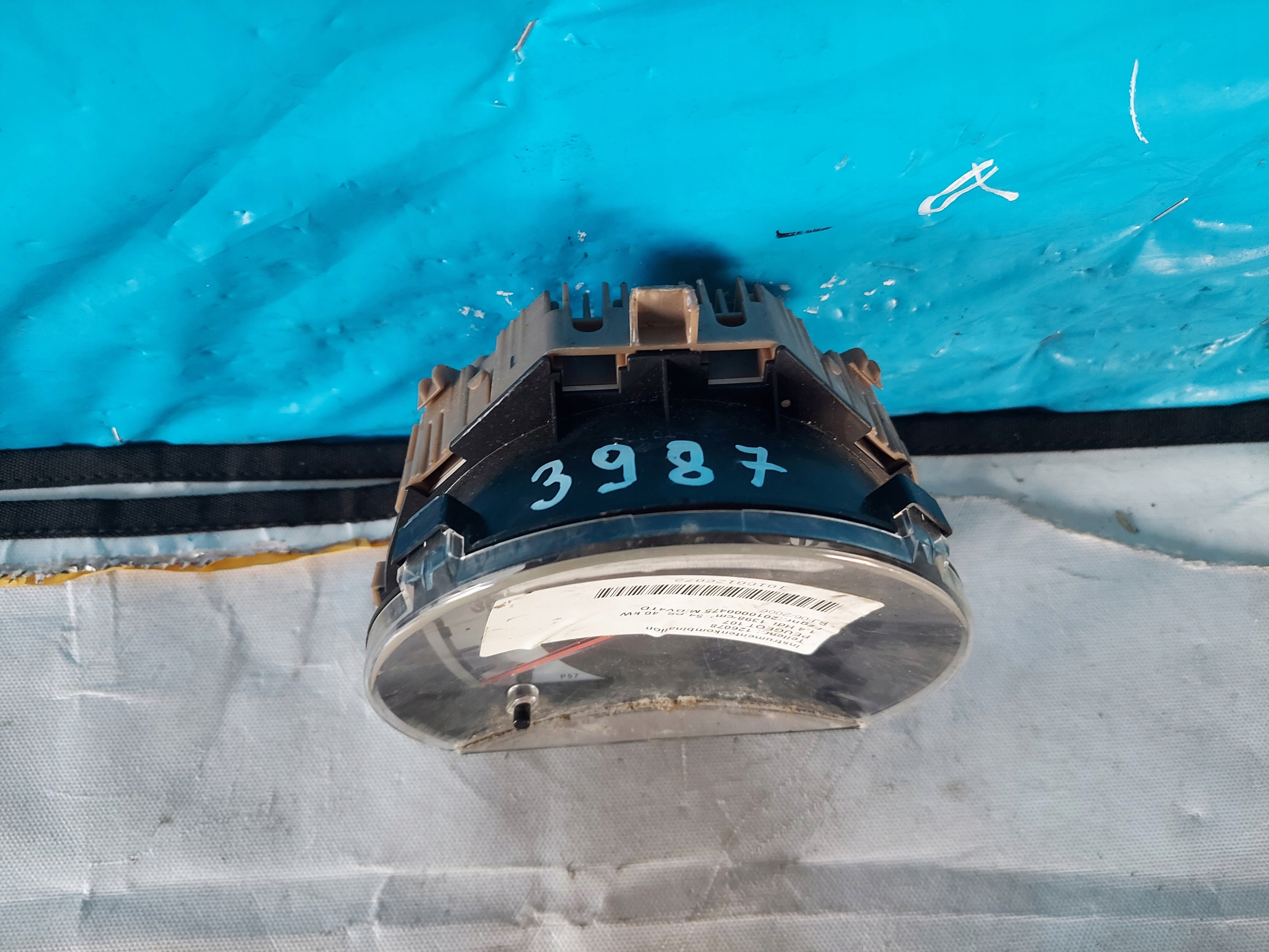 dials clock PEUGEOT 107 1.4 HDI 83800-0H031