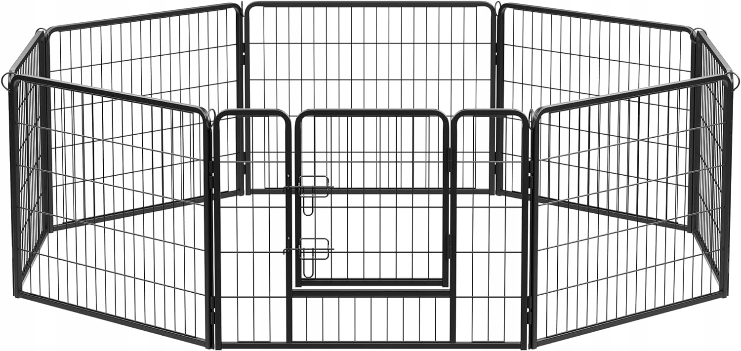 Kotec Pro Štěňata 240 X 80 X 60 CM Černá