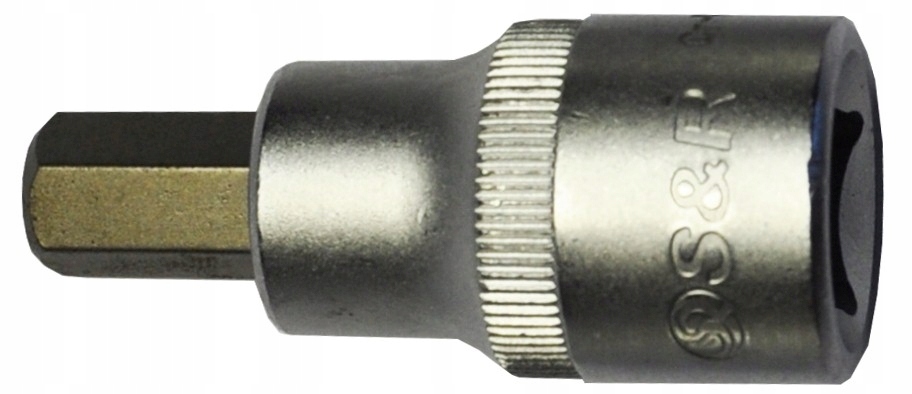 Nasadka klucz nasadowy końcówka sześciokątna Hex 19 mm. 1/2" S&r Cr-V