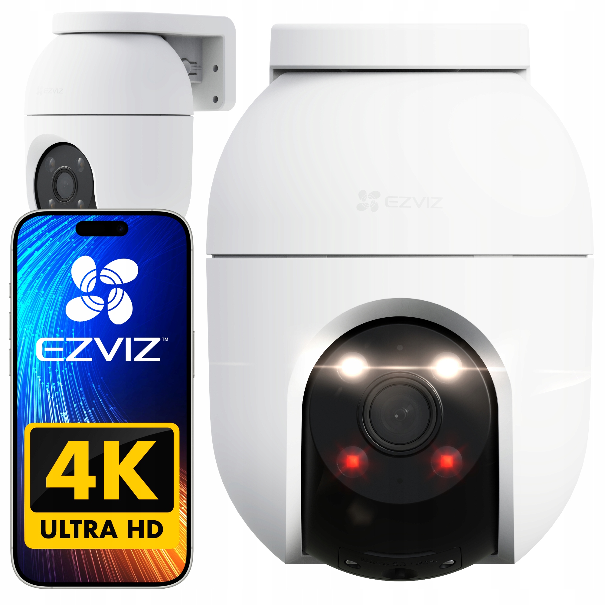 Kamera C8C Obrotowa Wifi Aplikacja Ezviz Detekcja MicroSD Rozmowa