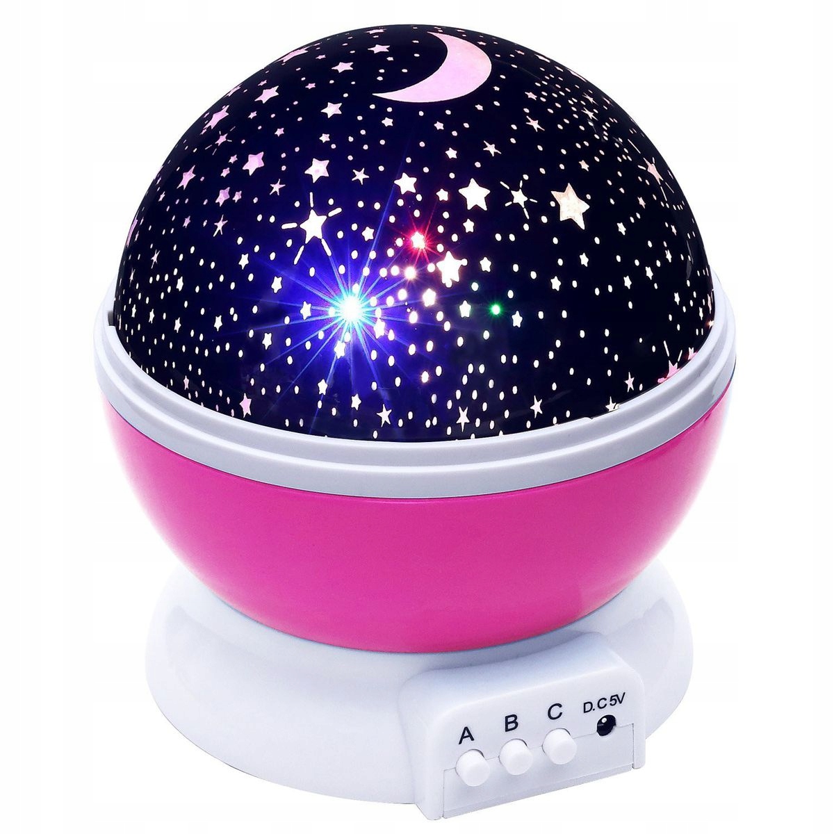 

Projektor Gwiazd Lampka Nocna Obrotowa 2 W 1