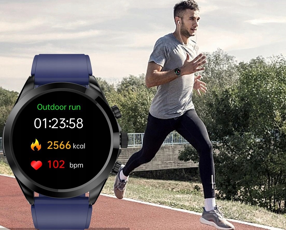 Zegarek Glukometr Pomiar Glukozy Cukru EKG Spo2 Zamsiat Pasków Do Glukometr Kompatybilność systemowa Android iOS