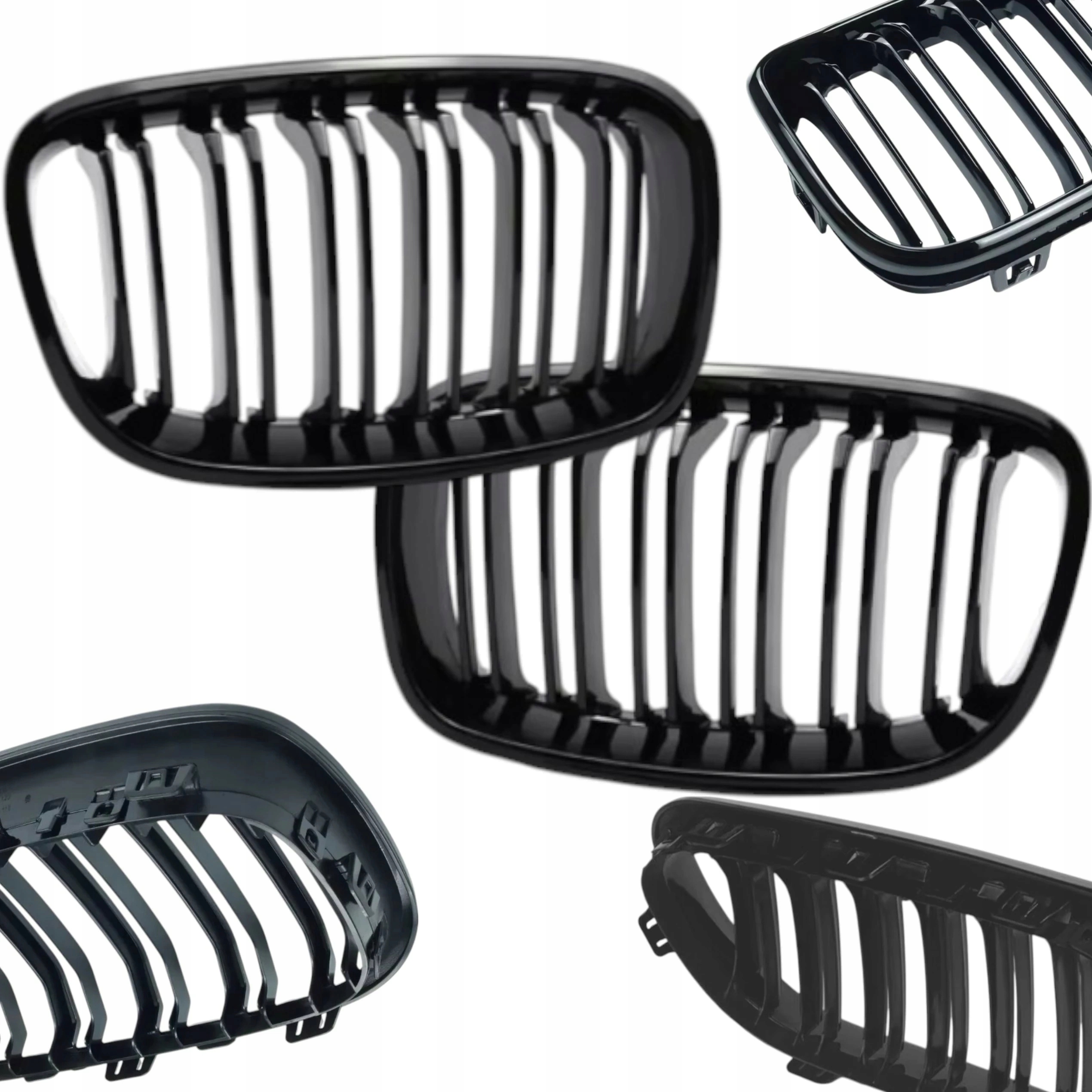 Atrapa Ledvinka Grill Mřížka Lesk pro Bmw 1 F21 F20 LCI M-Performance 2015+