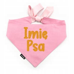 Levně Nákrčník personalizovaná se jménem Psa Psiakrew Pink Brokat L