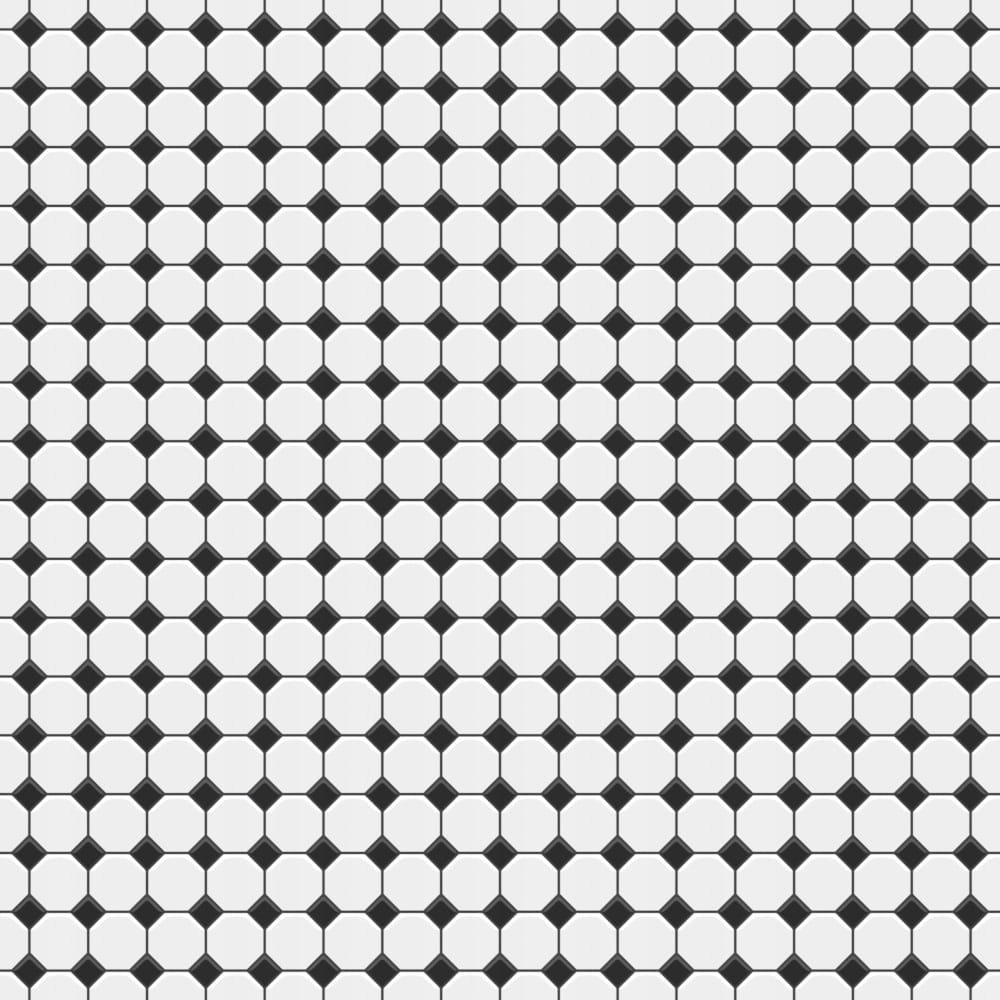 MOZAIKA CERAMICZNA OCTAGON WHITE CLASSIC Gama kolorystyczna biel