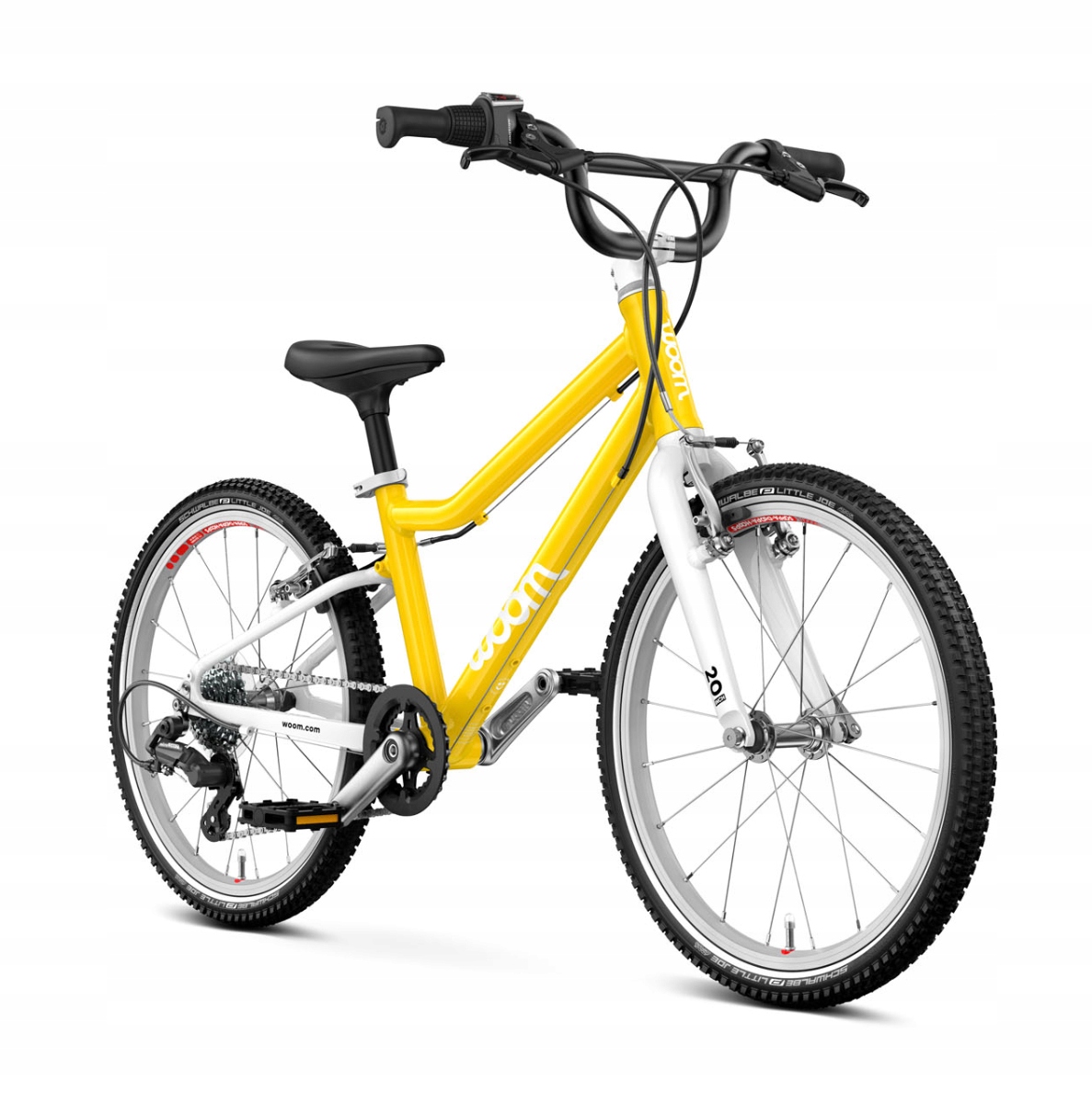 Rower dziecięcy woom Go 4 20" żółty Lekki rowerek dla Dzieci 6-8 lat