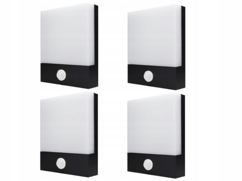 4x Voděodolná Lampa Nástěnné Svítidlo Fasáda Domu Budovy Altánku