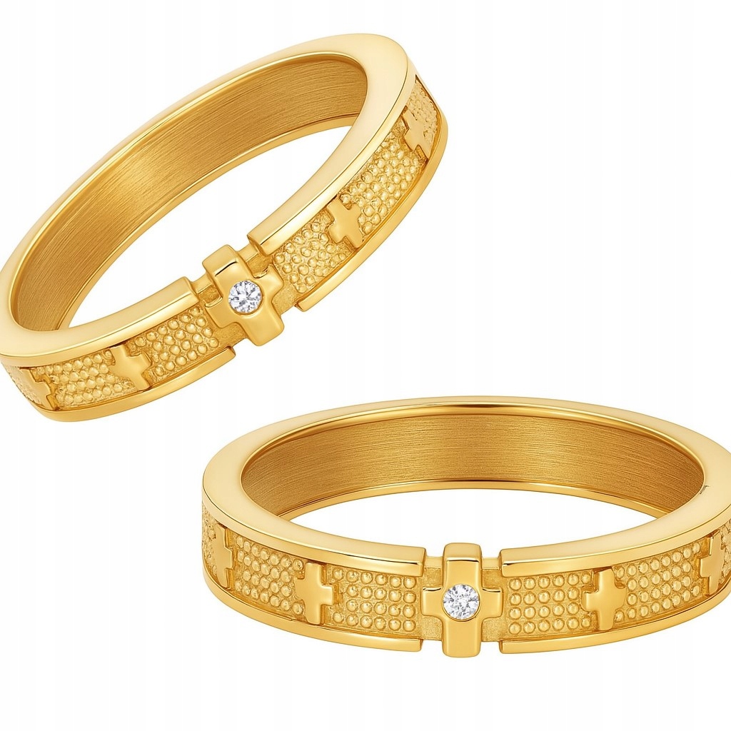 Zlatý růženec Au 585 na prst PI6060 Vel. 14