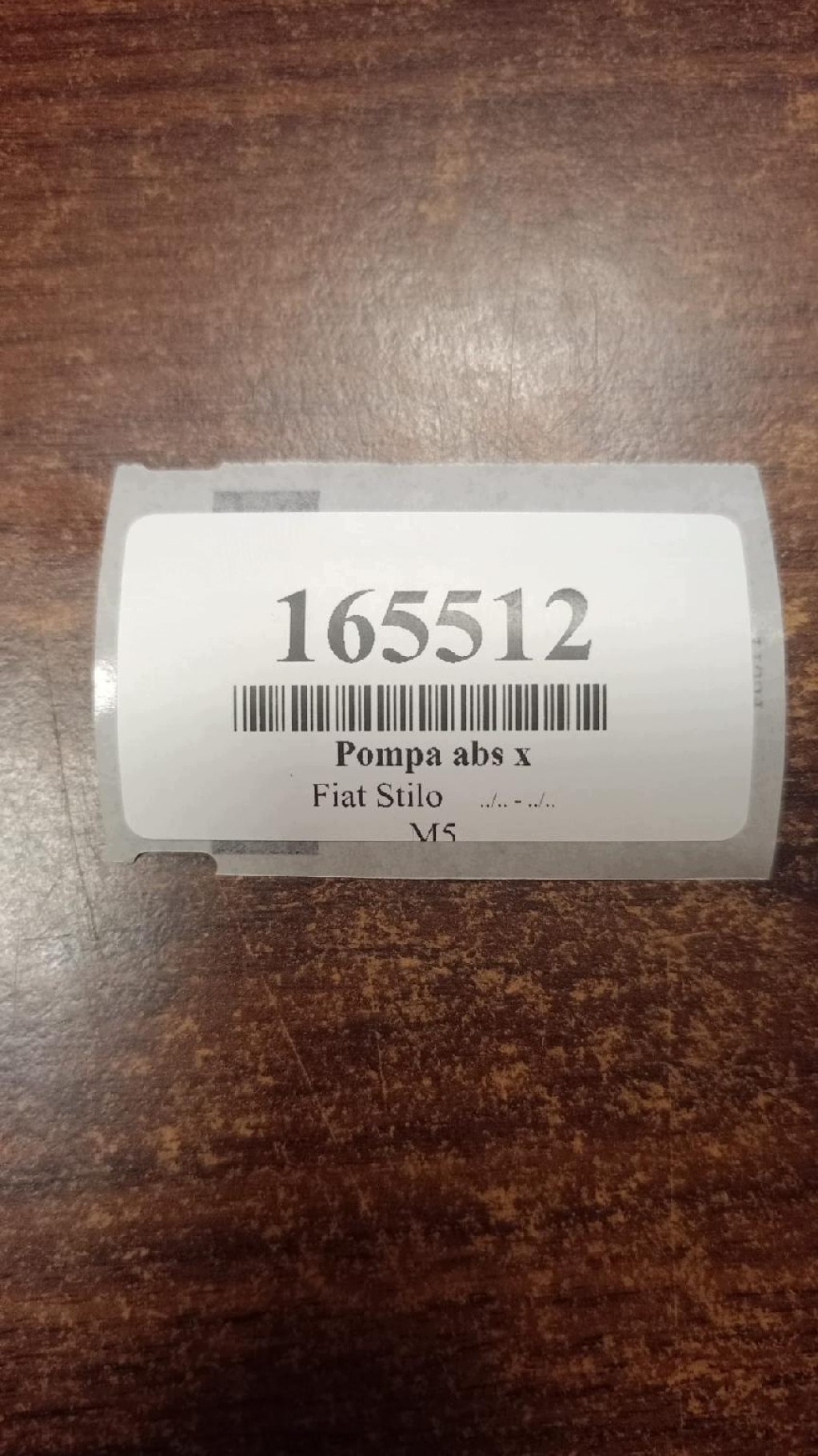 FIAT STILO pump ABS 0265225089