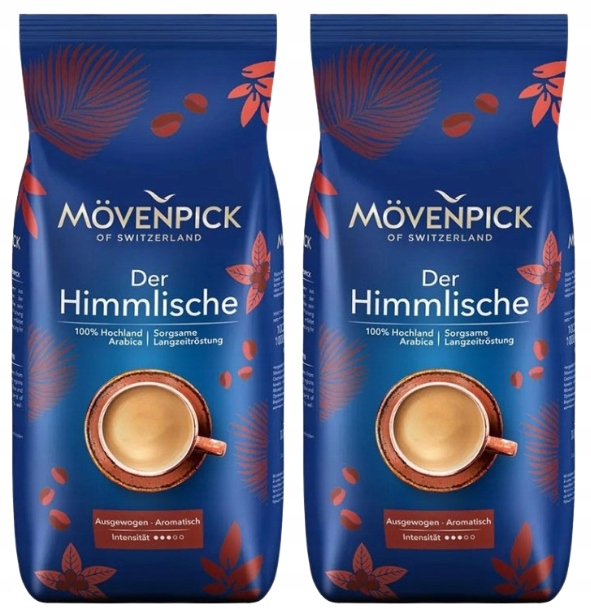 Movenpick Der Himmlische kawa ziarnista 100% arabika 2 x 1 kg