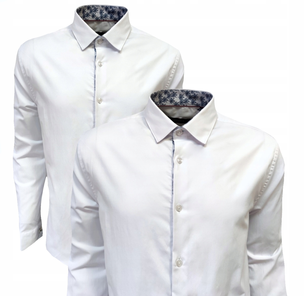 Bílá Ležérní Košile S Knoflíčky, Velikost 3XL