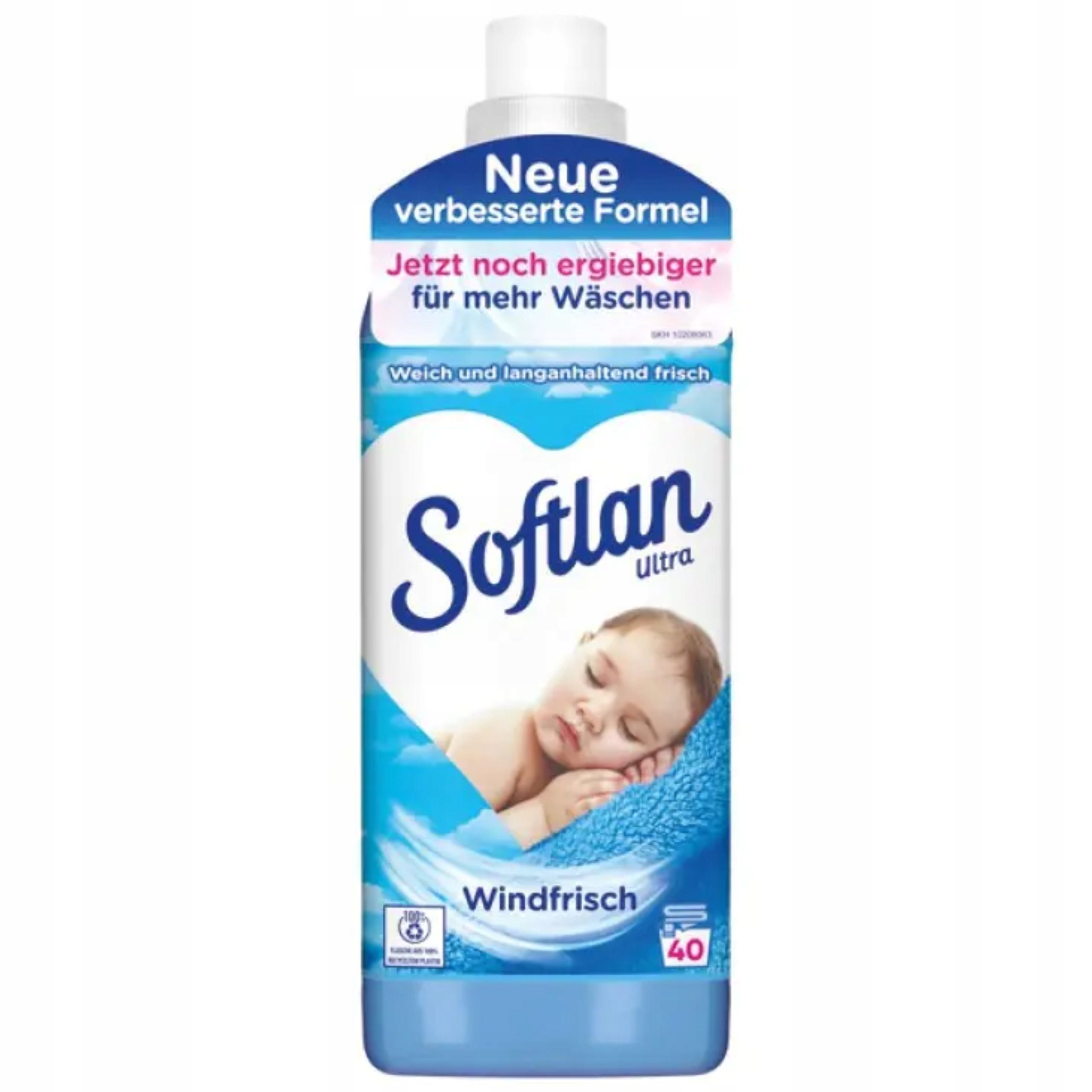 

Softlan Niemiecki płyn do płukania niebieski 1L