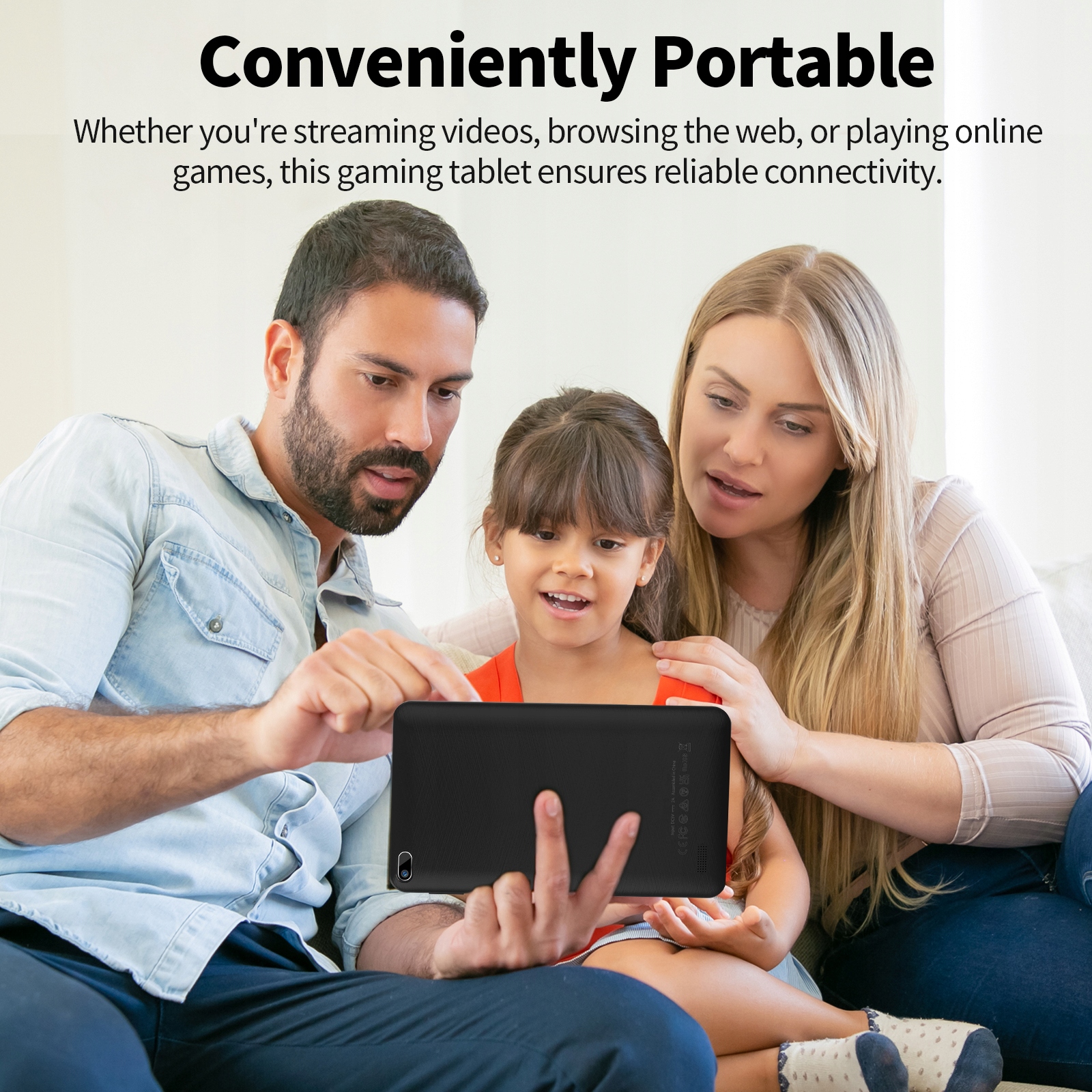 PRITOM Tablet 7" Android, 32 GB Z elő, csarny Processzormodell Allwinner A100