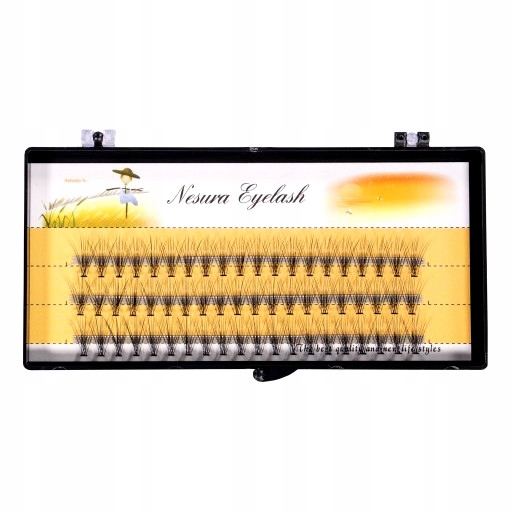 

Rzęsy Jedwabne Nesura Eyelash Kępki 14 mm 60 szt.