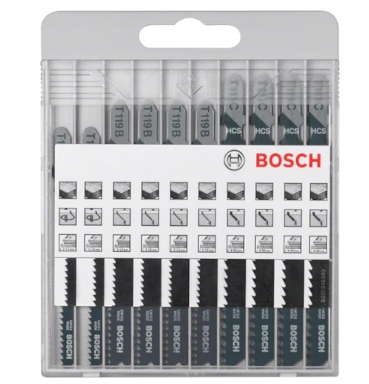 

Bosch 10 Brzeszczotów Basic For Wood Do Wyrzynarek