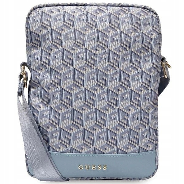 Taška Guess GCube Stripe Tablet na tablet 10'' modrá