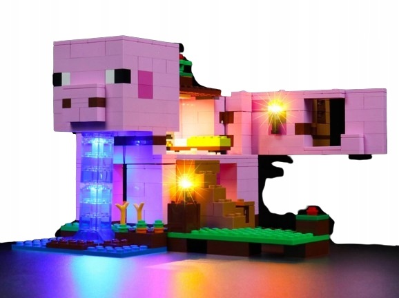 Lighting Kit Oświetlenie Led Do Lego 21170 Minecraft Dom W Kształcie Świni.