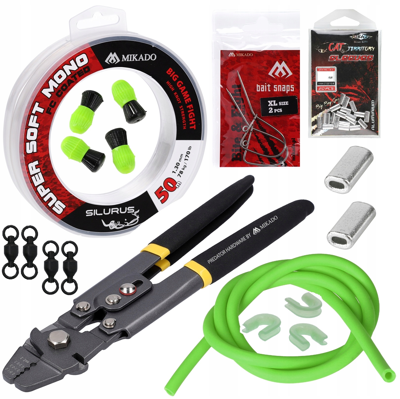 Gotowy Zestaw Na Suma Wszystkie Elementy Do Zestawu Mono 1,3 MM Szczypce