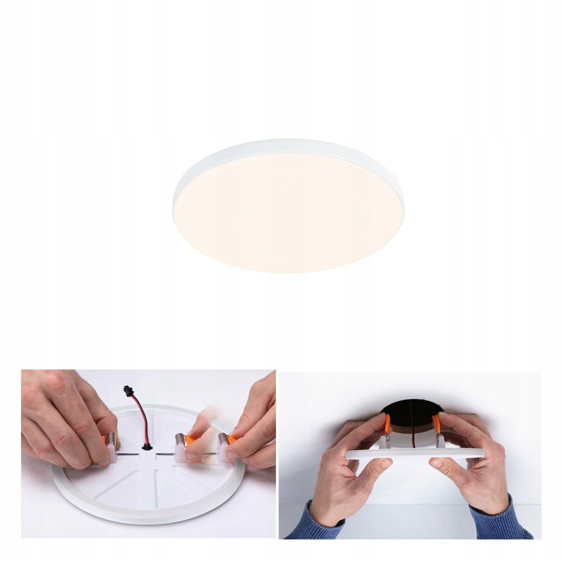 Paulmann Veluna Edge VariFit Led vestavné svítidlo IP44 120mm 3000K bílá