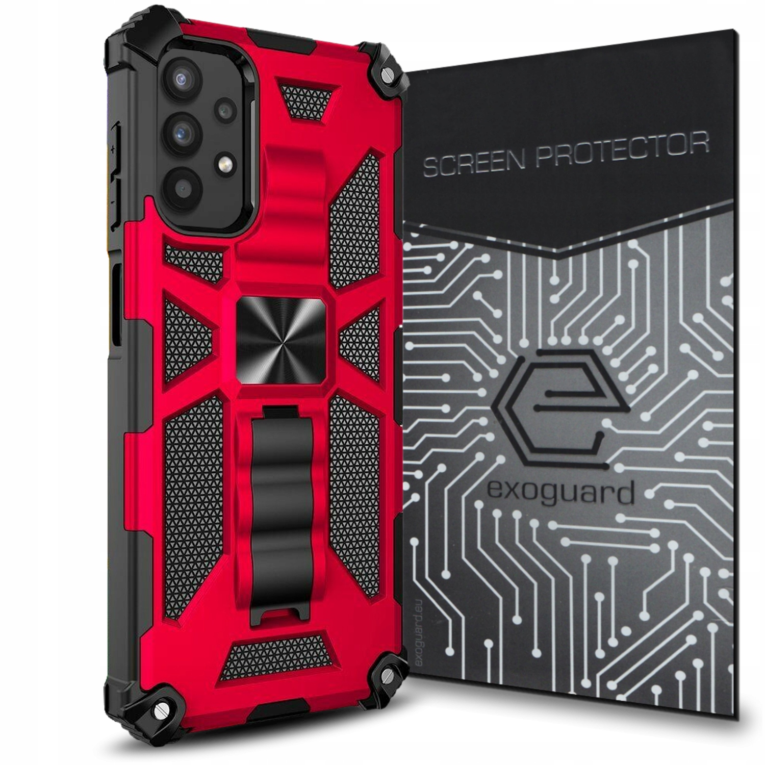 

Case Etui Pancerne+szkło do Samsung Galaxy A32 5G