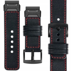 Pásek pro QuickFit 22 mm Fenix 8 7 6 5 prémiový kožený Polský Movear