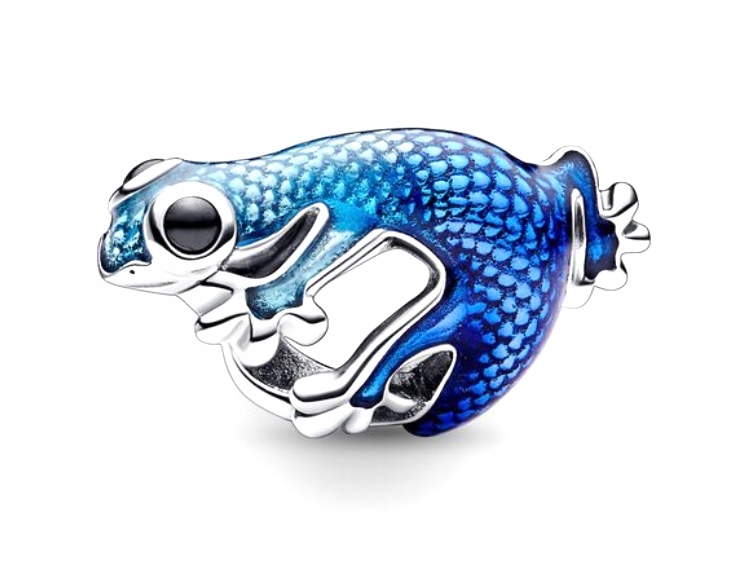 Přívěsek Pandora Modrý metalický gekon 792701C01