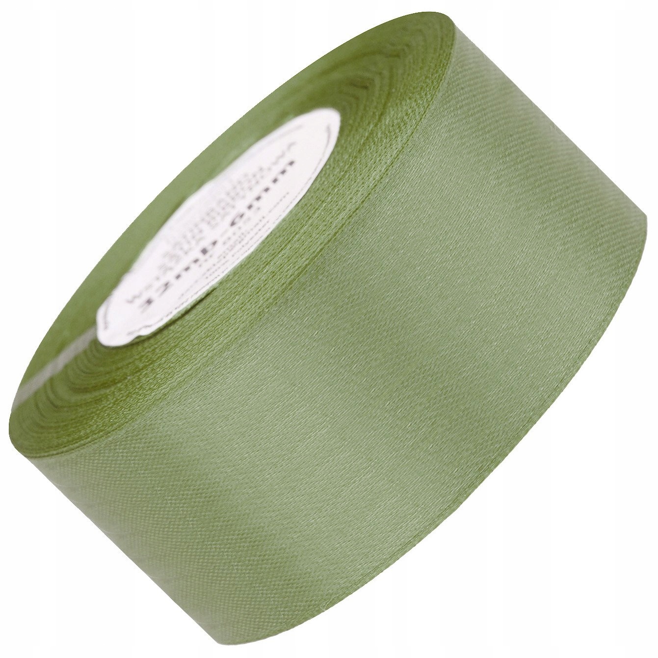 Wstążka satynowa jasna khaki 50mm 32mb tasiemka