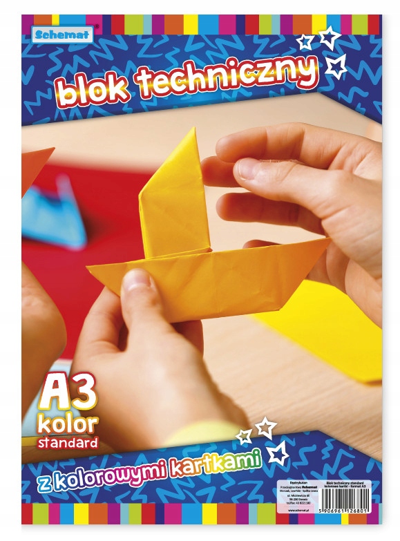 

Blok Techniczny Szkolny Kolor A3 10 Kartek
