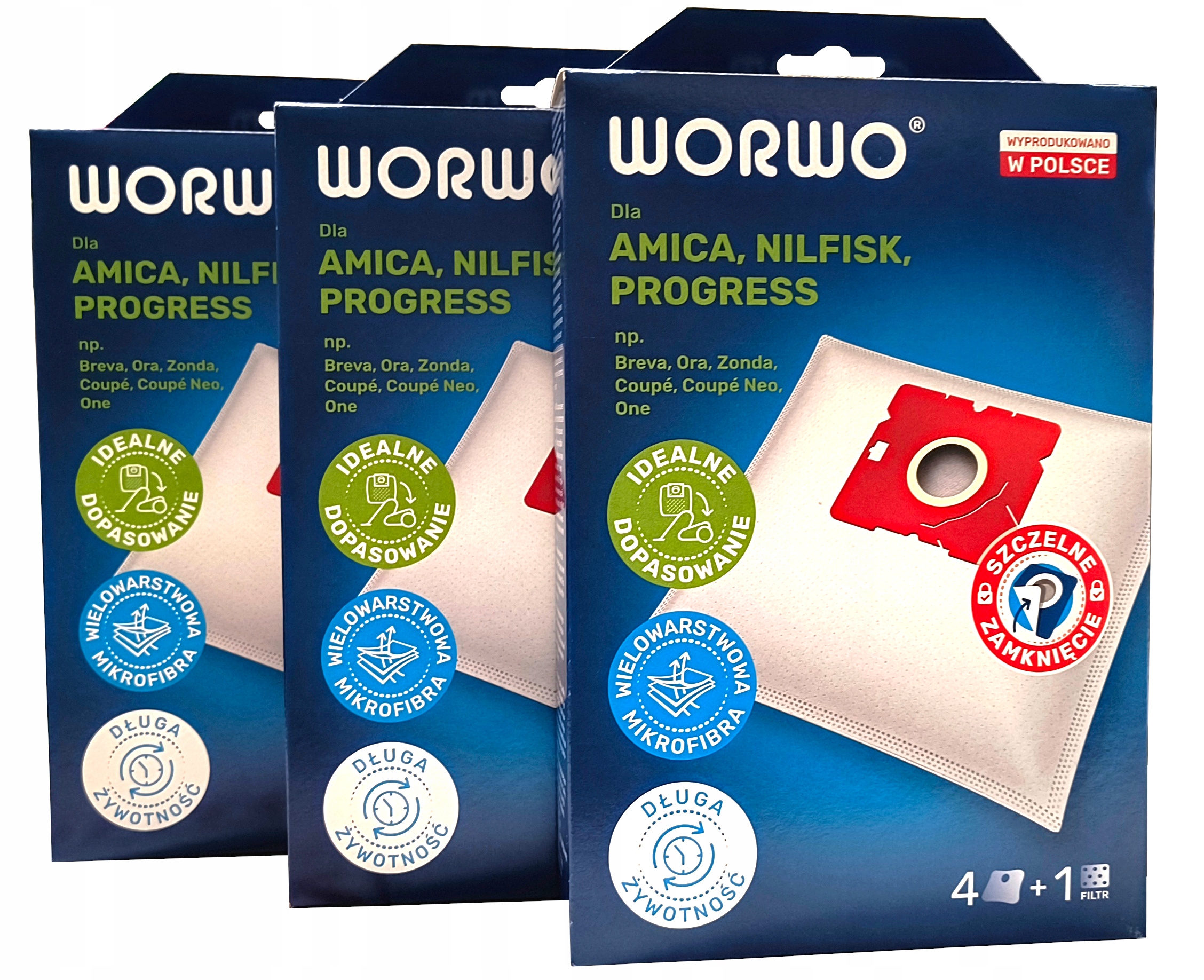 12x worki Amica FEN BAGIO VIENTO Zelmer ADAŚ JÓZEK