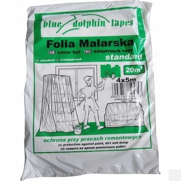 

Folia Malarska Standard Blue Dolphin 4m x 5m 20m2