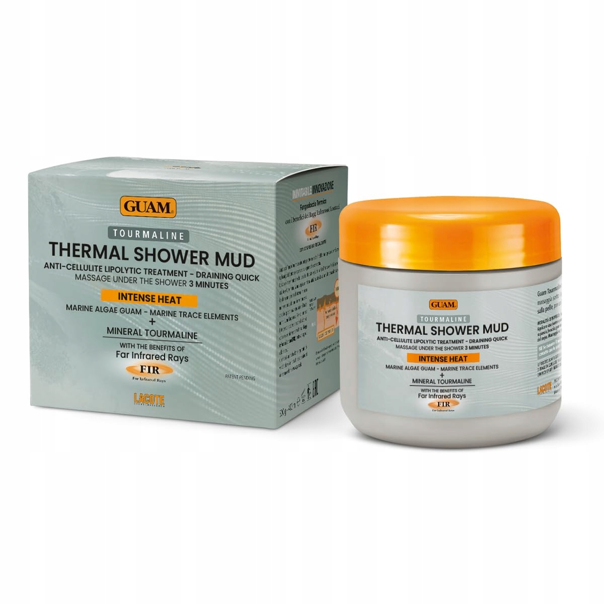 Guam Tourmaline Thermal sprchové bahno Fir 500 g, anticelulitidní,