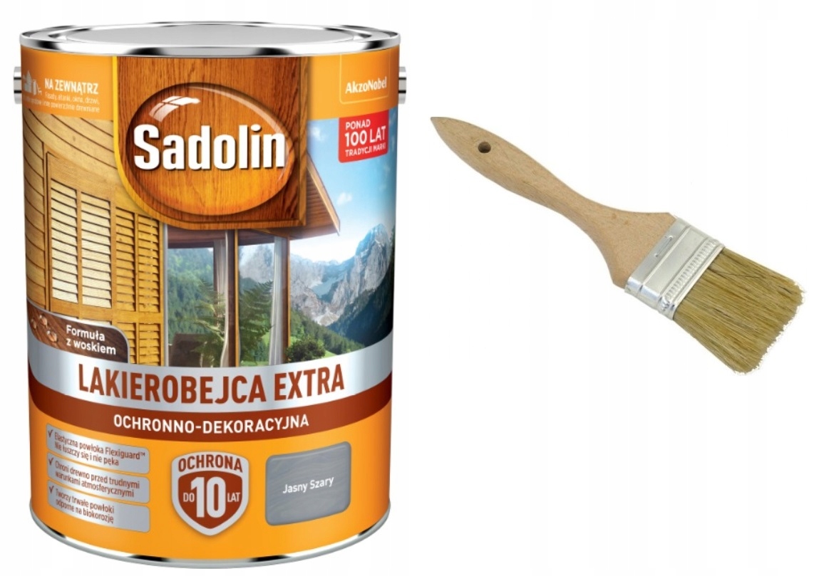 

Sadolin Extra Lakierobejca jasny szary 5l