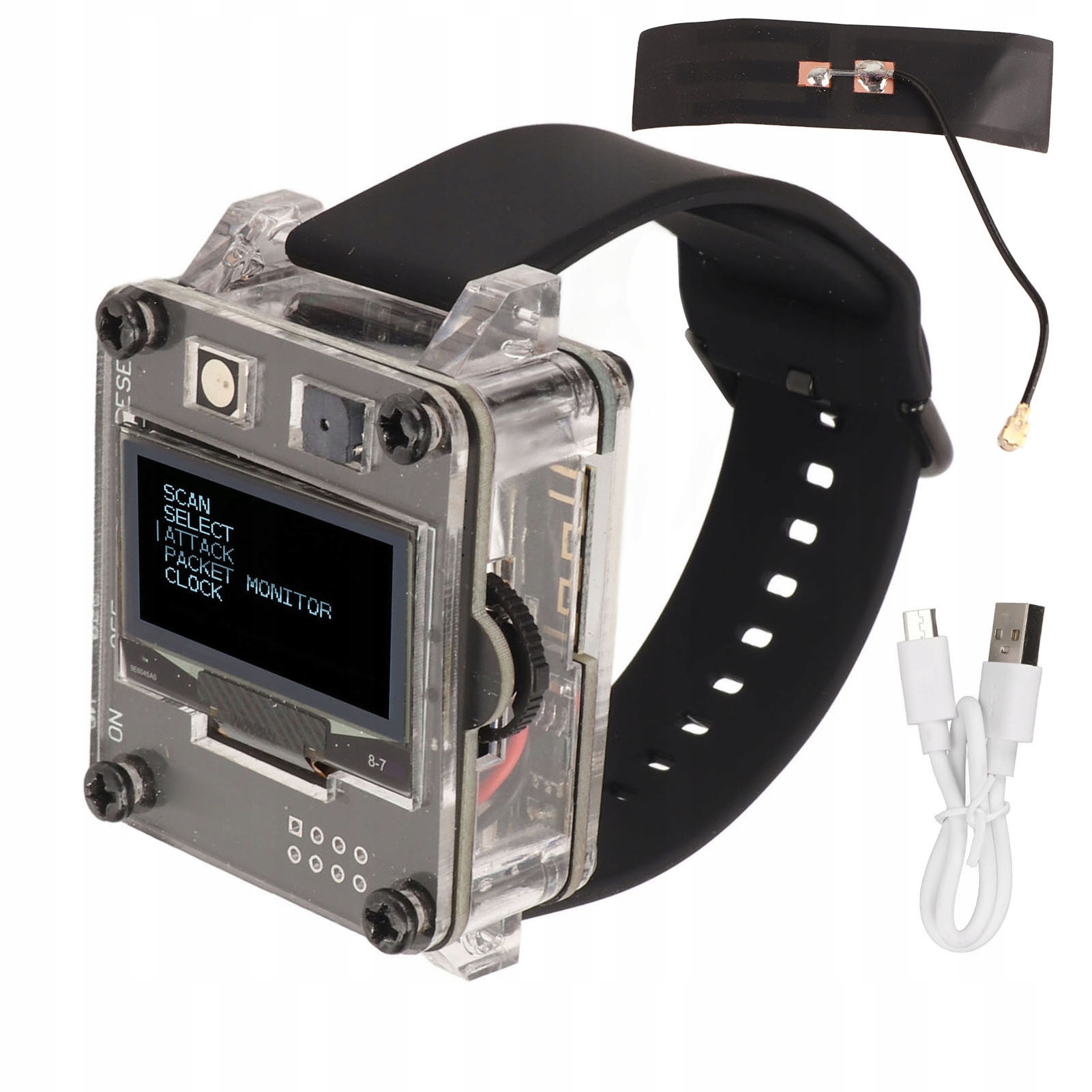 wifi deauther watch se esp8266 programmable development board wearable watc