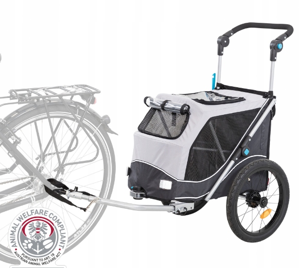 

Trixie przyczepka rowerowa wózek dla psa do 15 kg
