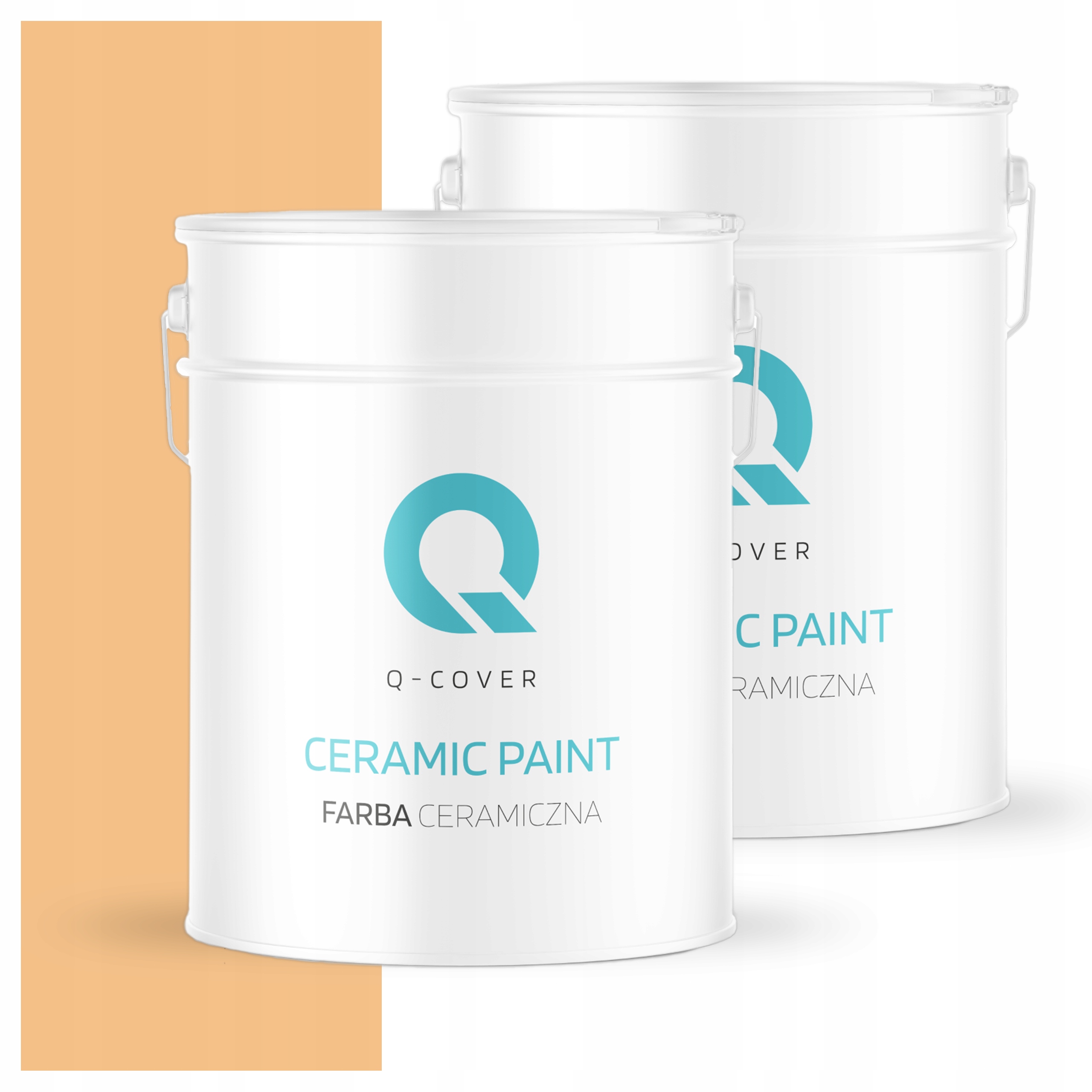 Keramická umývateľná farba na interiér 10 l Hlboká matná oranžová svetlá