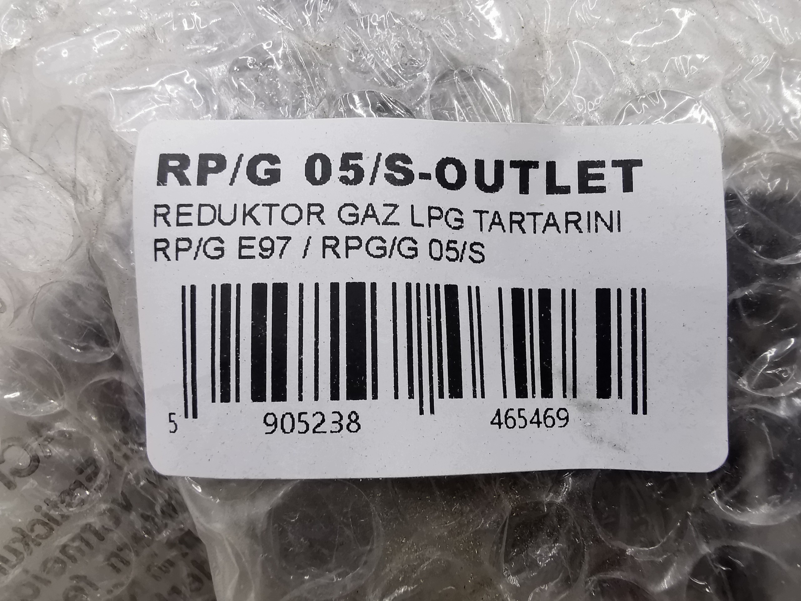 REDUKTOR GAZ LPG TARTARINI RP/G E97 / RPG/G 05/S