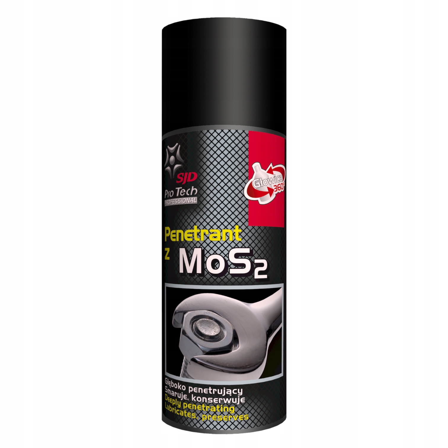 Odrdzewiacz z Mos2 dwusiarczek molibdenu penetrator Sjd Pro Tech 400 ml