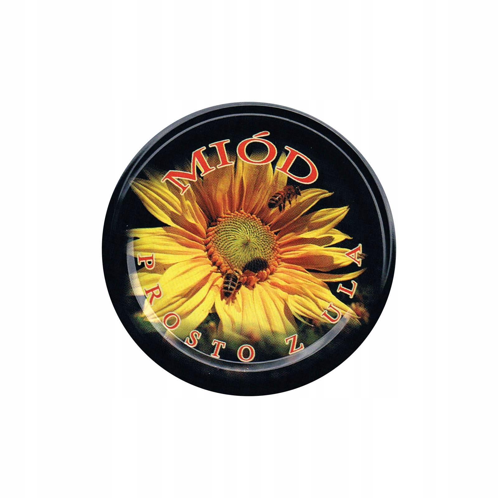 

Nakrętki na słoiki z miodem Małe (50szt) wzór NM1