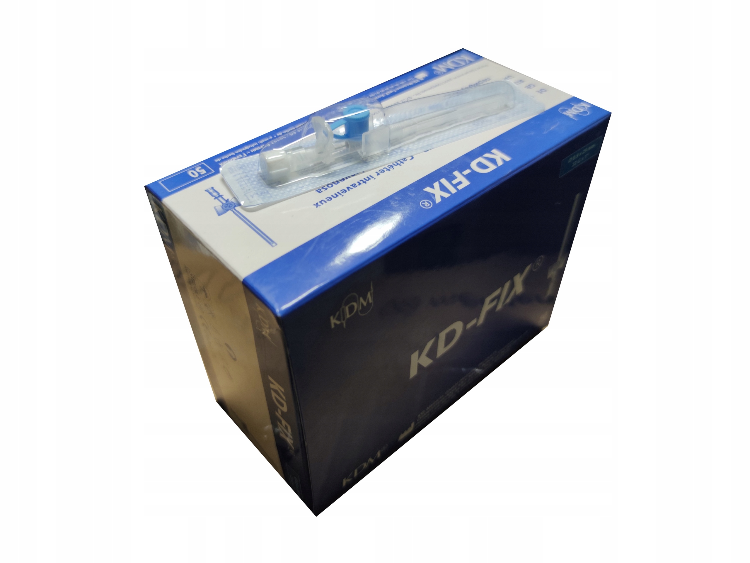 Канюля надувная KD-FIX blue 22G 0.9x25mm 50 шт.