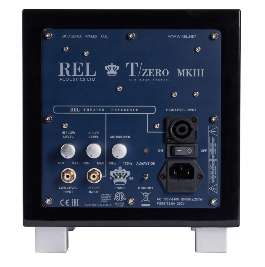 REL TZero MKIII 100 W czarny Marka Rel
